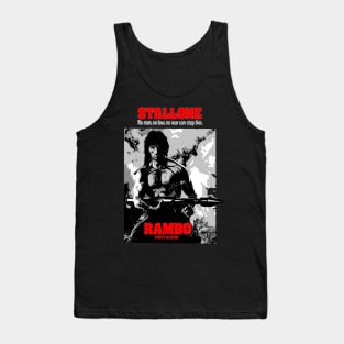 Rambo Graphic art Tank Top